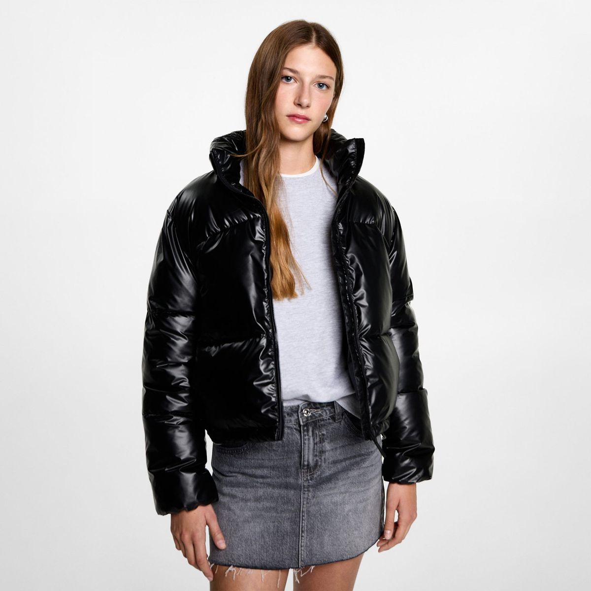 MANGO TEEN - Casaca Acolchada Mujer Mango