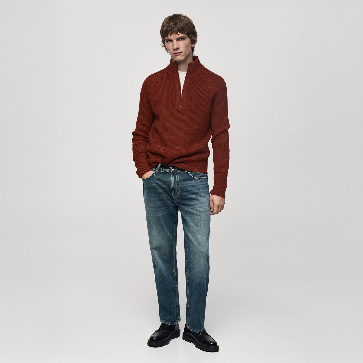 MANGO - Chompa Casual Hombre Mango 