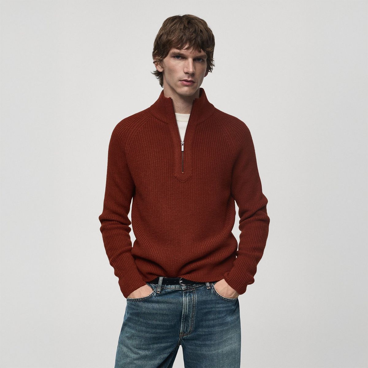 MANGO - Chompa Casual Hombre Mango 