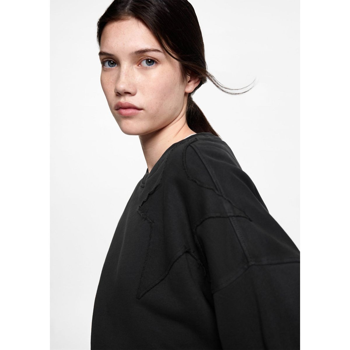 MANGO TEEN - Polera 100% Algodón Mujer Mango