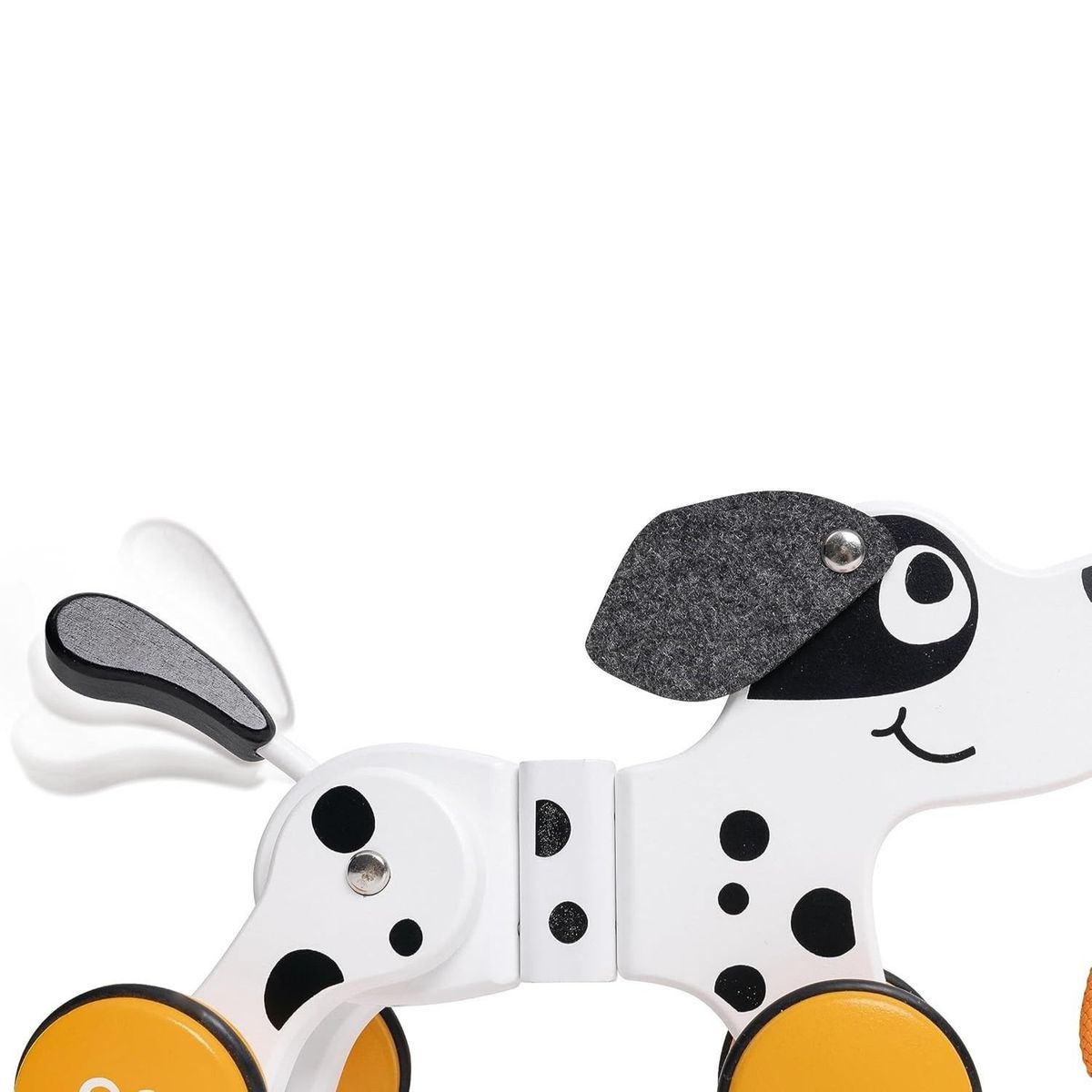 HAPE - Juguete Perro Dálmata De Madera De Arrastre Hape