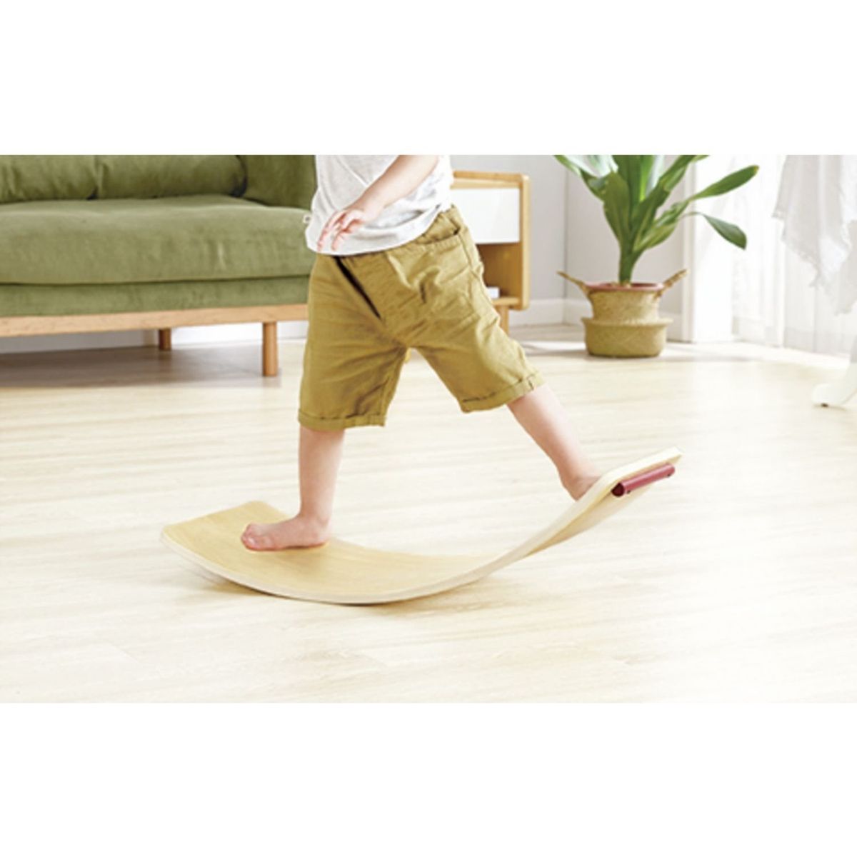HAPE - Juguete Caballo De Madera Balancín 2 En 1 Con Tabla De Equilibrio Hape
