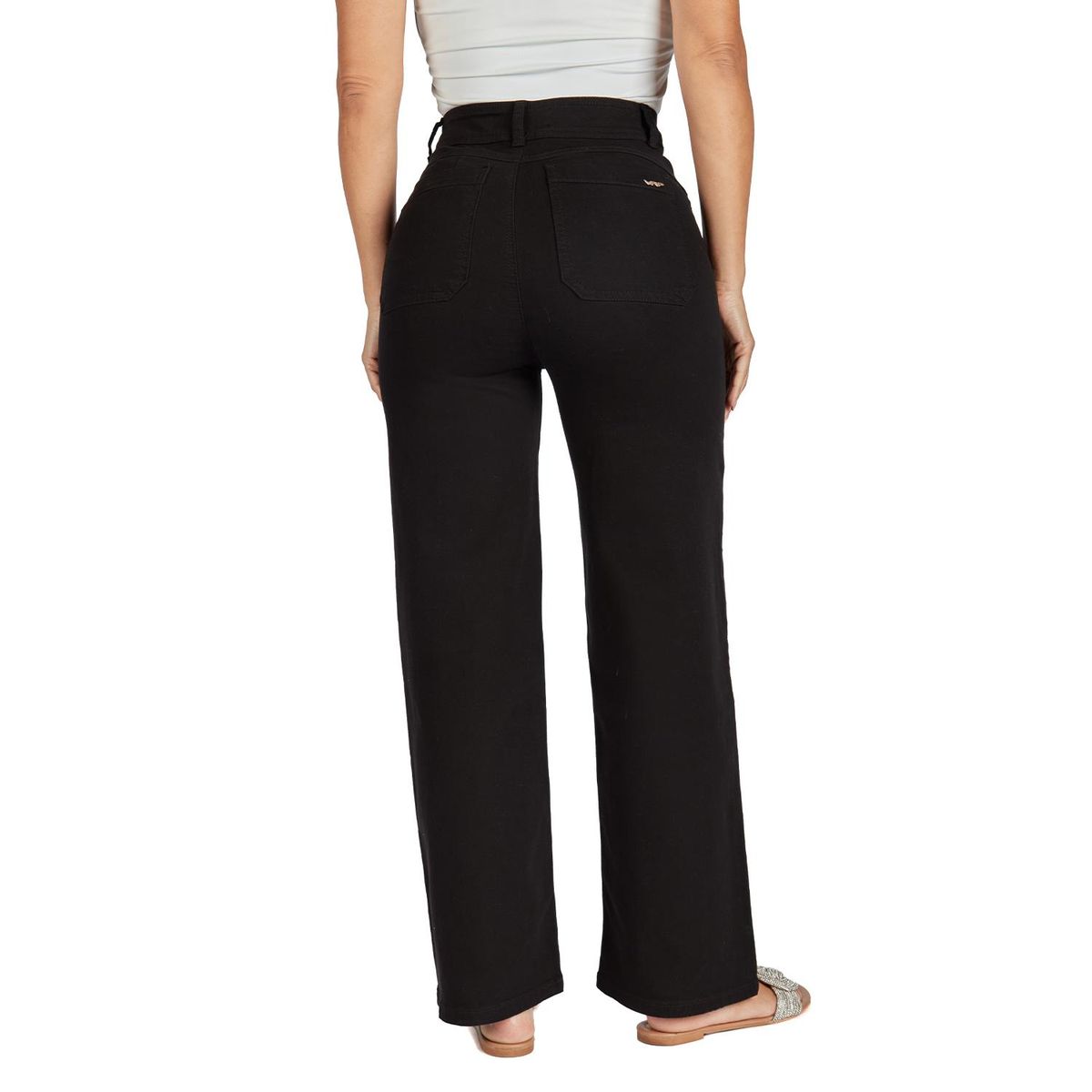 VRP BY VIVIANA RIVAS PLATA - Pantalón Wide Algodón Mujer Vrp By Viviana Rivas Plata