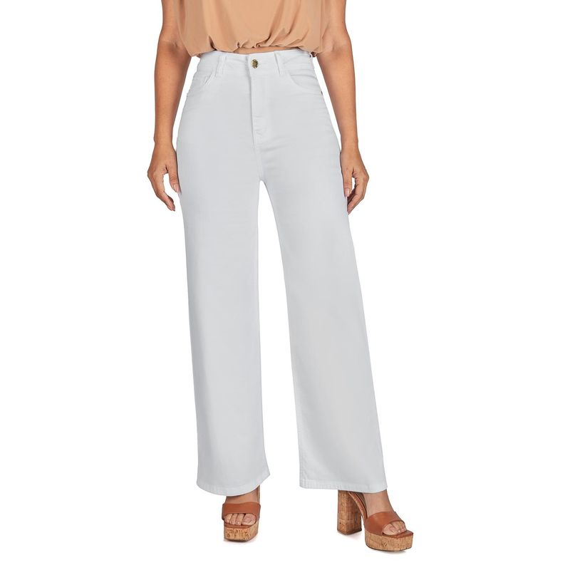 VRP BY VIVIANA RIVAS PLATA - Pantalón Wide Algodón Mujer Vrp By Viviana Rivas Plata