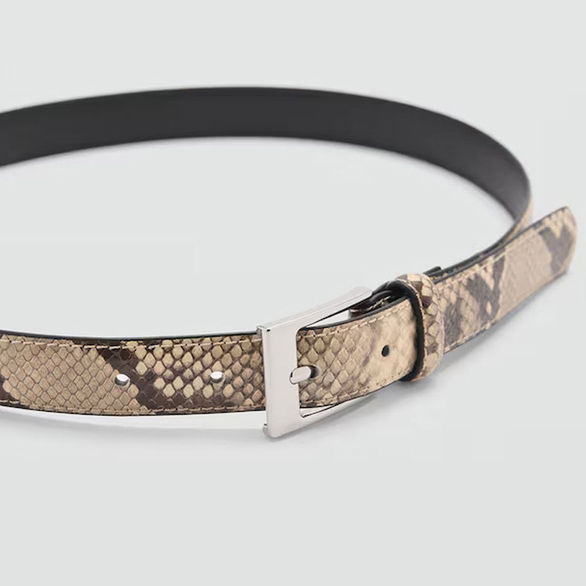 MANGO - Cinturon Croco