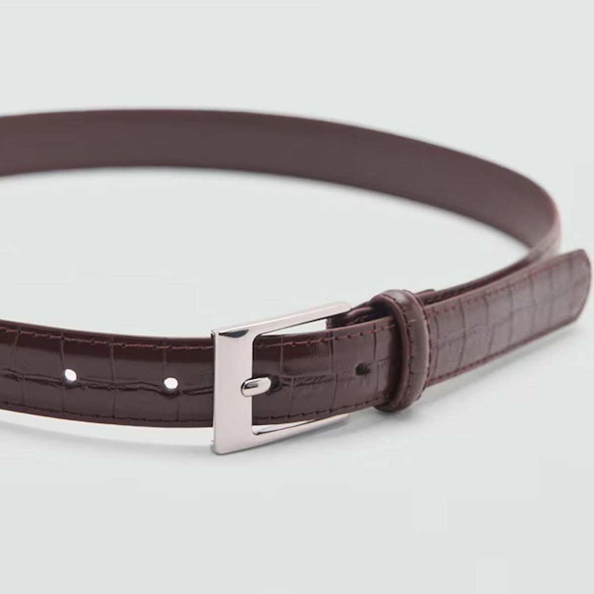 MANGO - Cinturon Croco