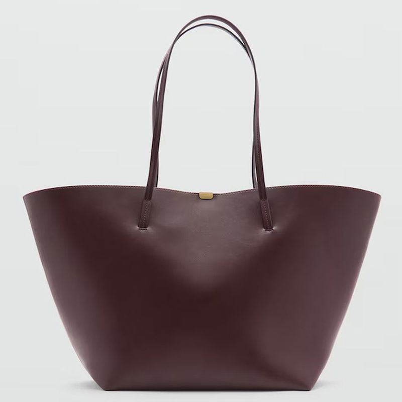 MANGO - Cartera Tote Numa Mujer Mango