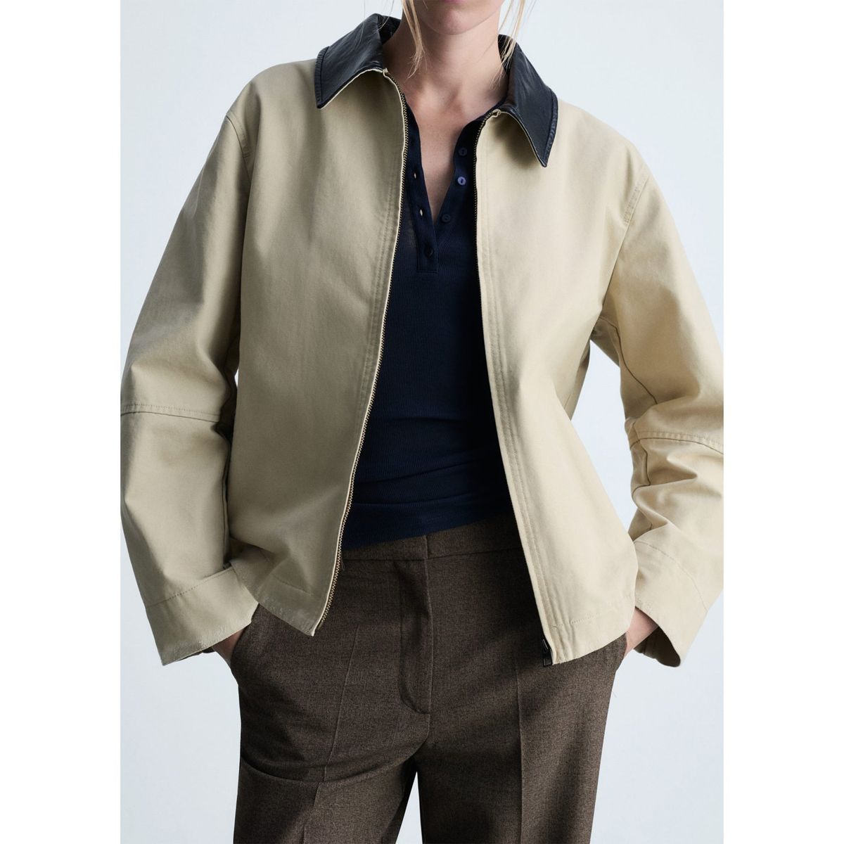 MANGO - Pantalón Straight Leo Mujer Mango