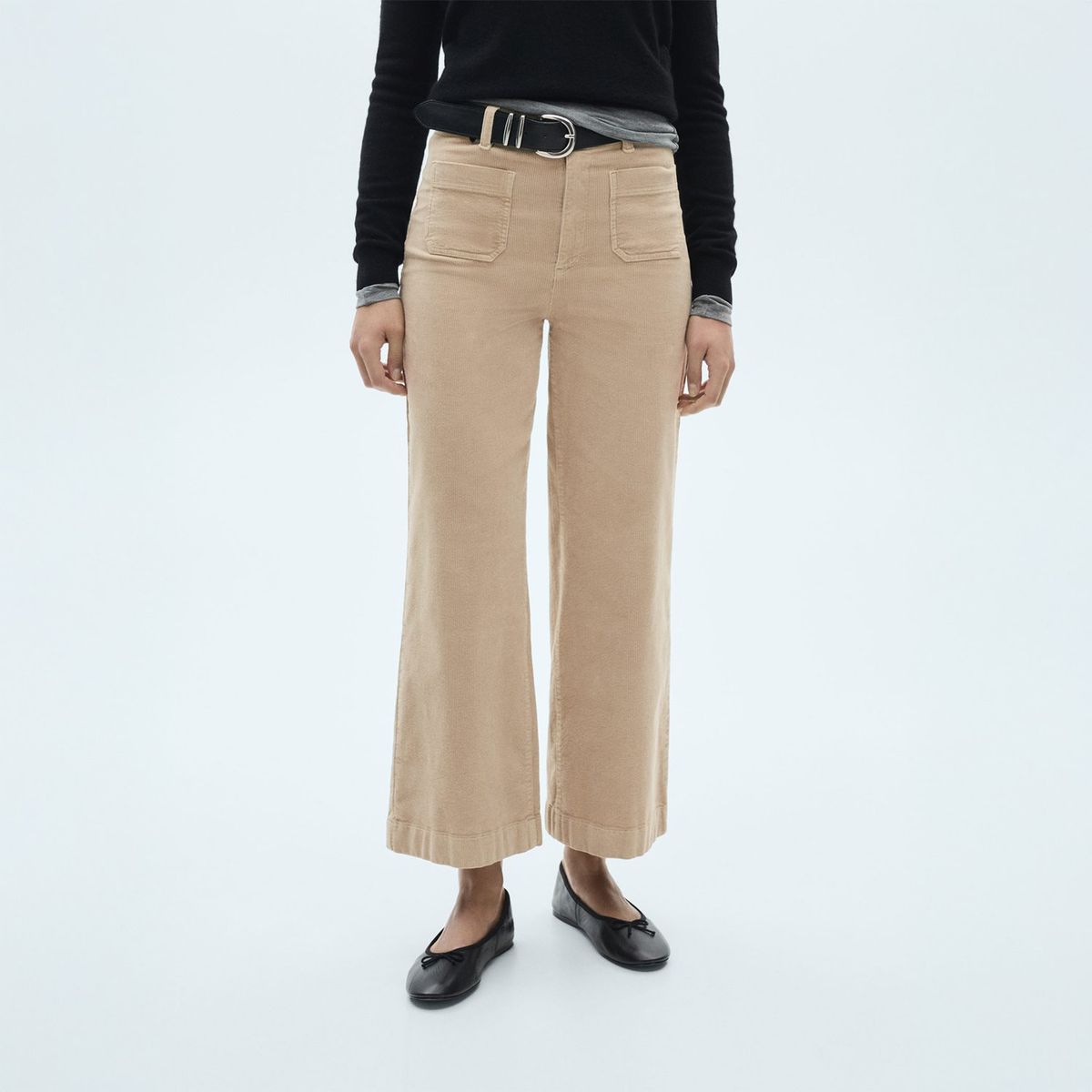 MANGO - Pantalón Catherin Algodón Mujer Mango