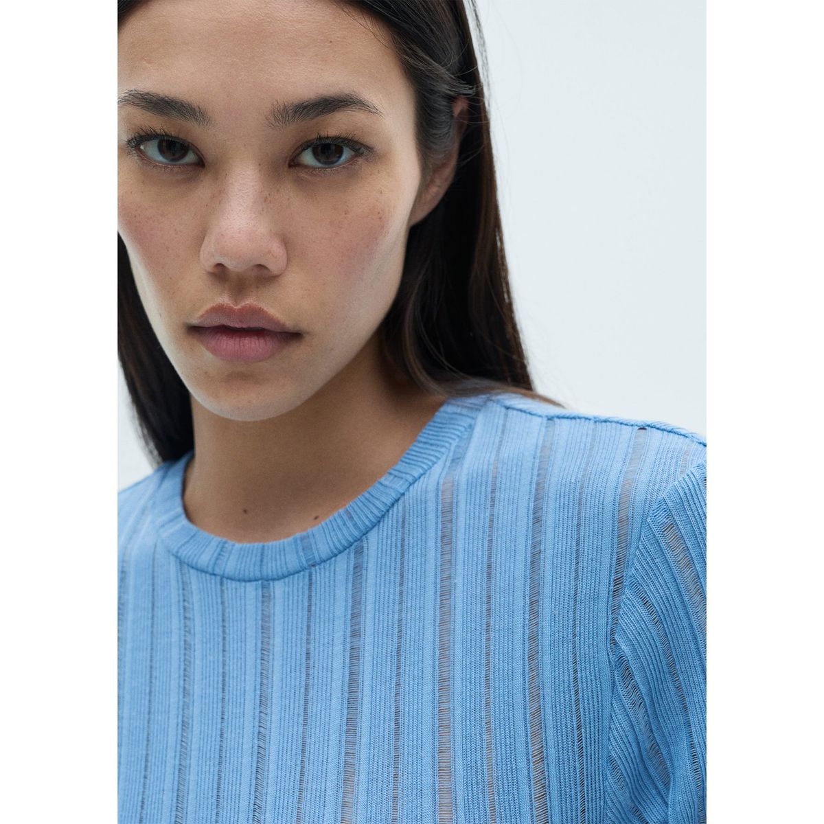 MANGO - Polo Tutum Manga Larga Mujer Mango