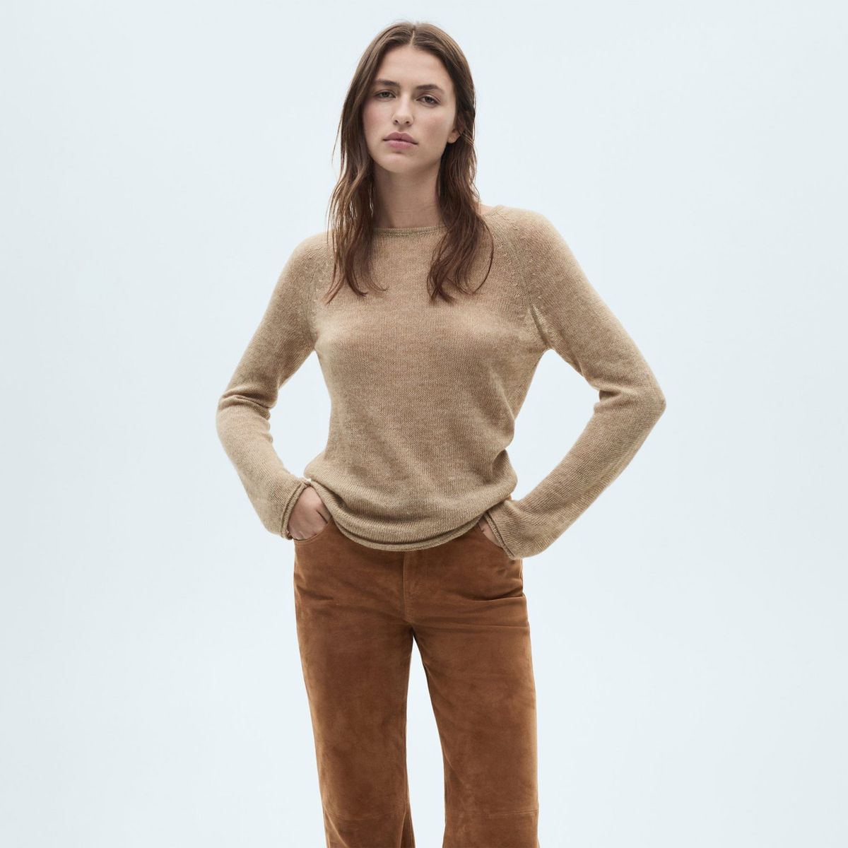 MANGO - Chompa Casual Mujer Mango