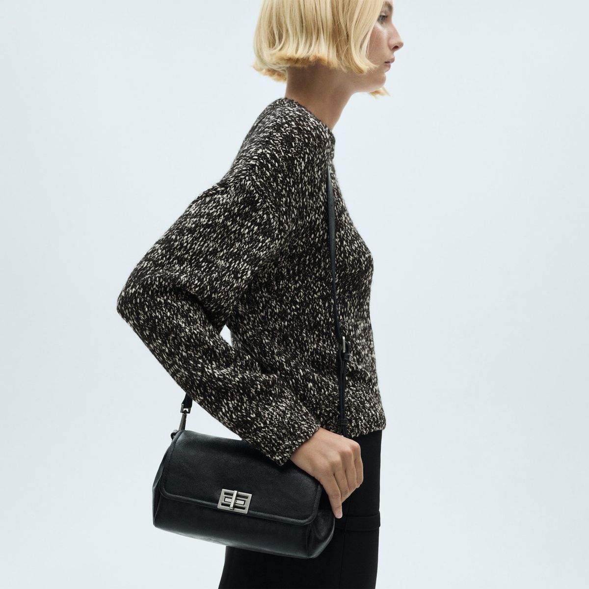 MANGO - Chompa Algodón Mujer Mango