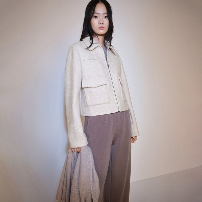 MANGO - Casaca Sipi Casual Mujer Mango