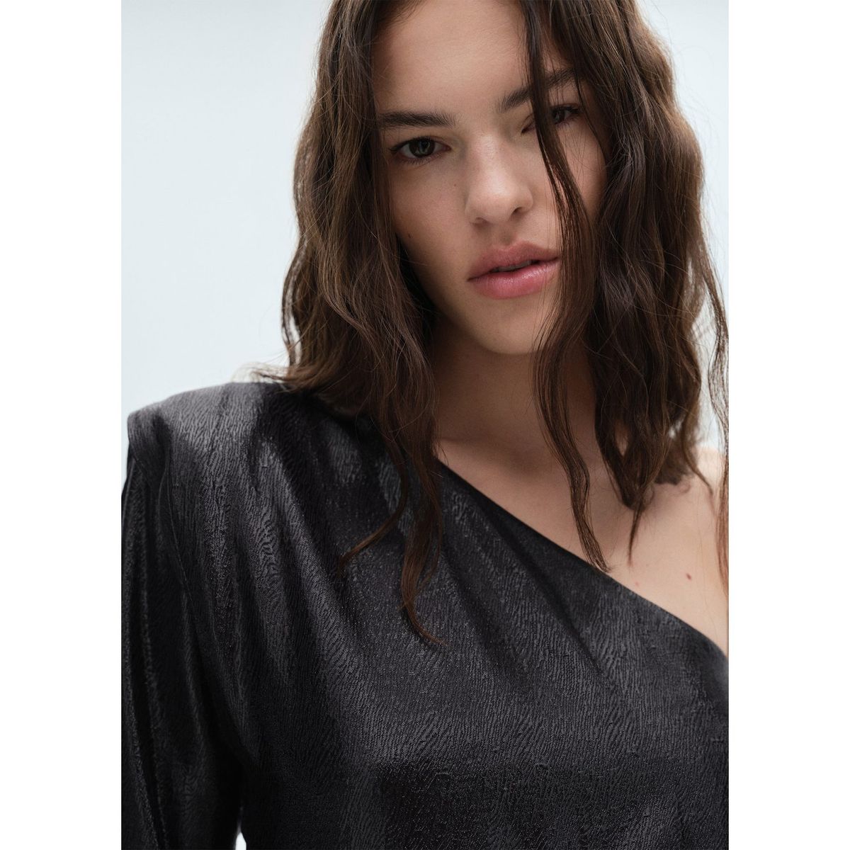 MANGO - Blusa One Asimétrica Mujer Mango