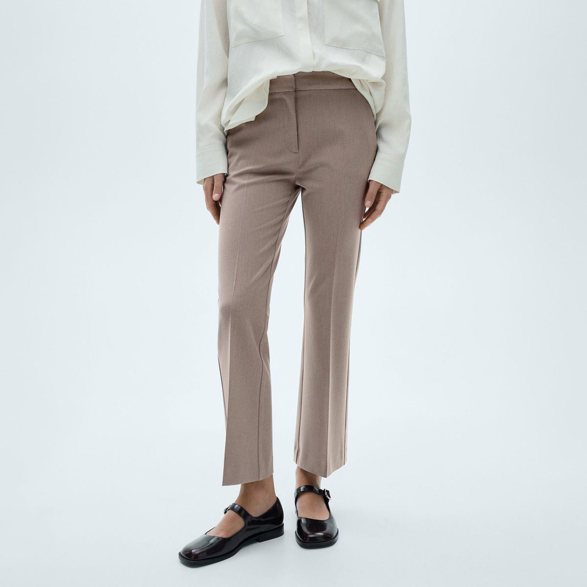 MANGO - Pantalón Flare Emily Mujer Mango