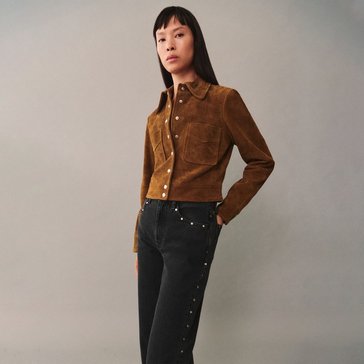 MANGO - Jean Billie Straight 100% Algodón Mujer Mango