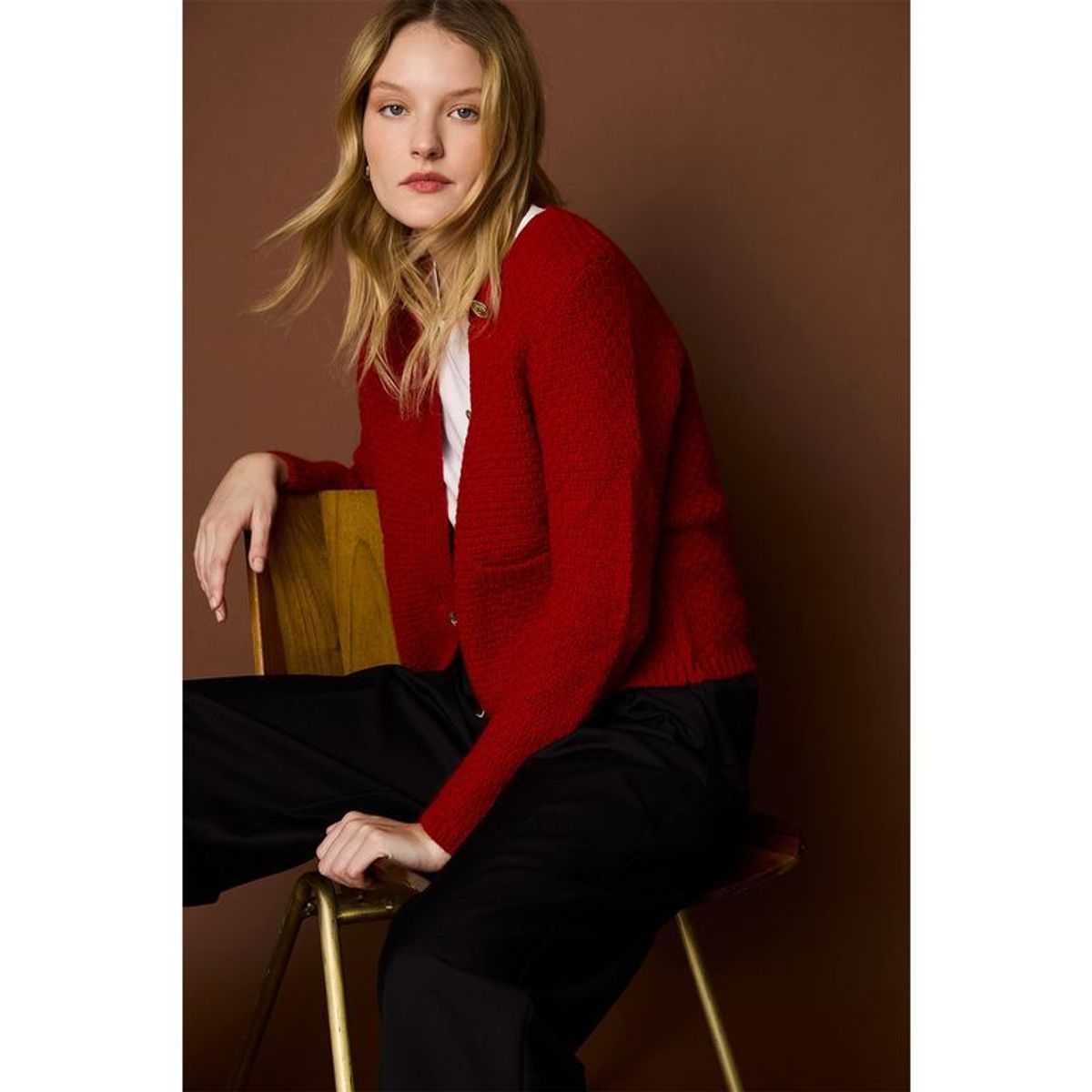 MANGO - Cárdigan Casual Mujer Mango