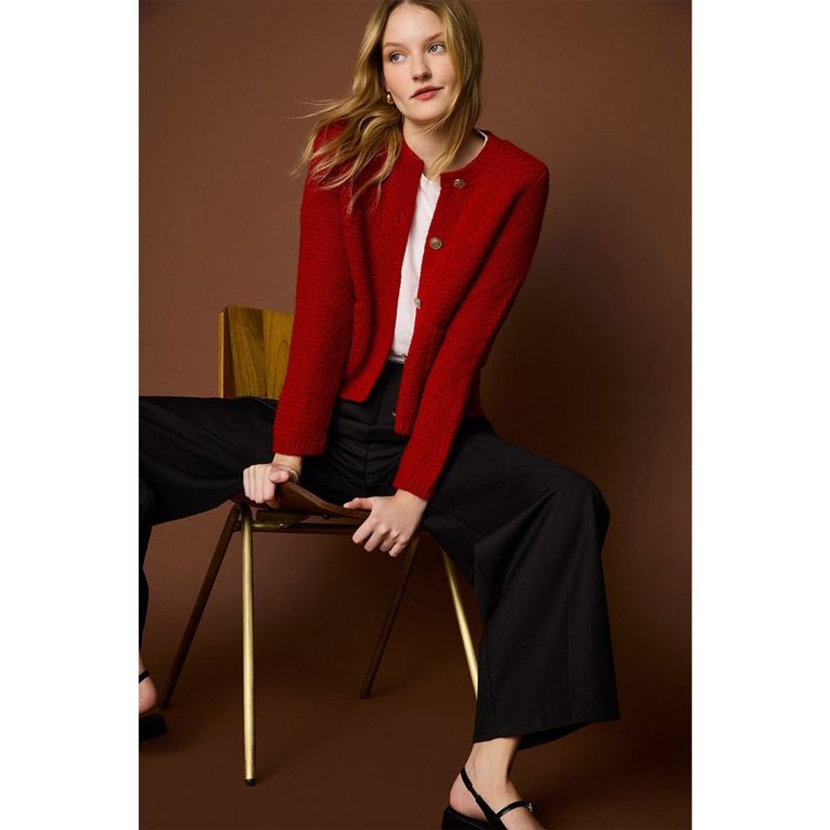 MANGO - Cárdigan Casual Mujer Mango