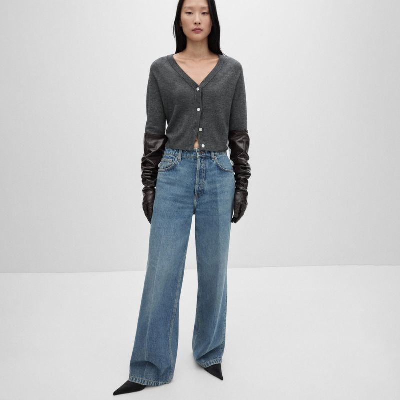 MANGO - Cárdigan Linito Casual Mujer Mango