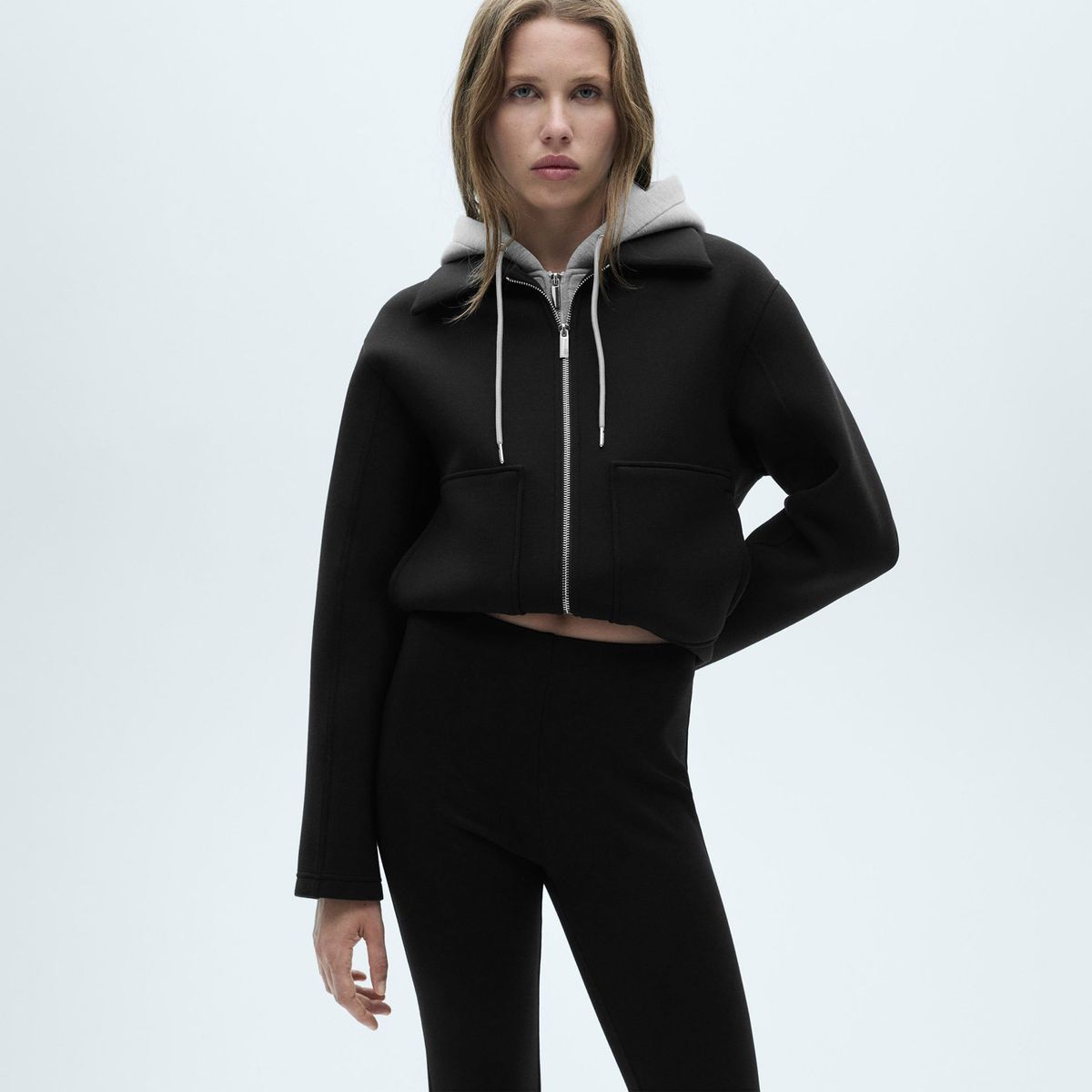 MANGO - Leggings Flare Casual Mujer Mango