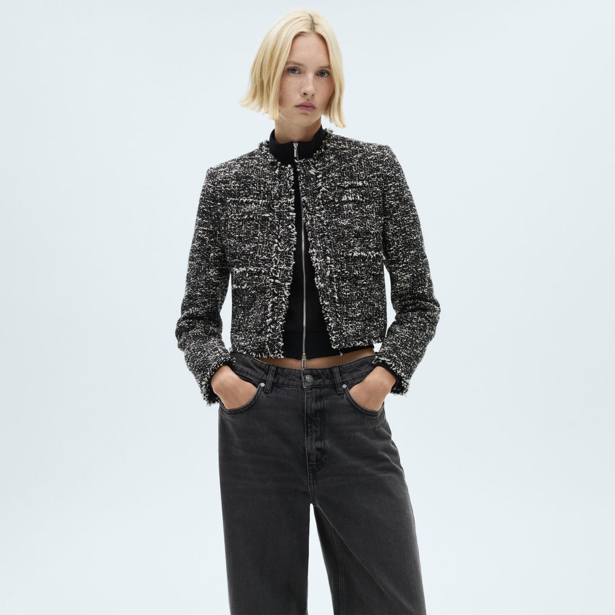 MANGO - Casaca Salt Casual Mujer Mango