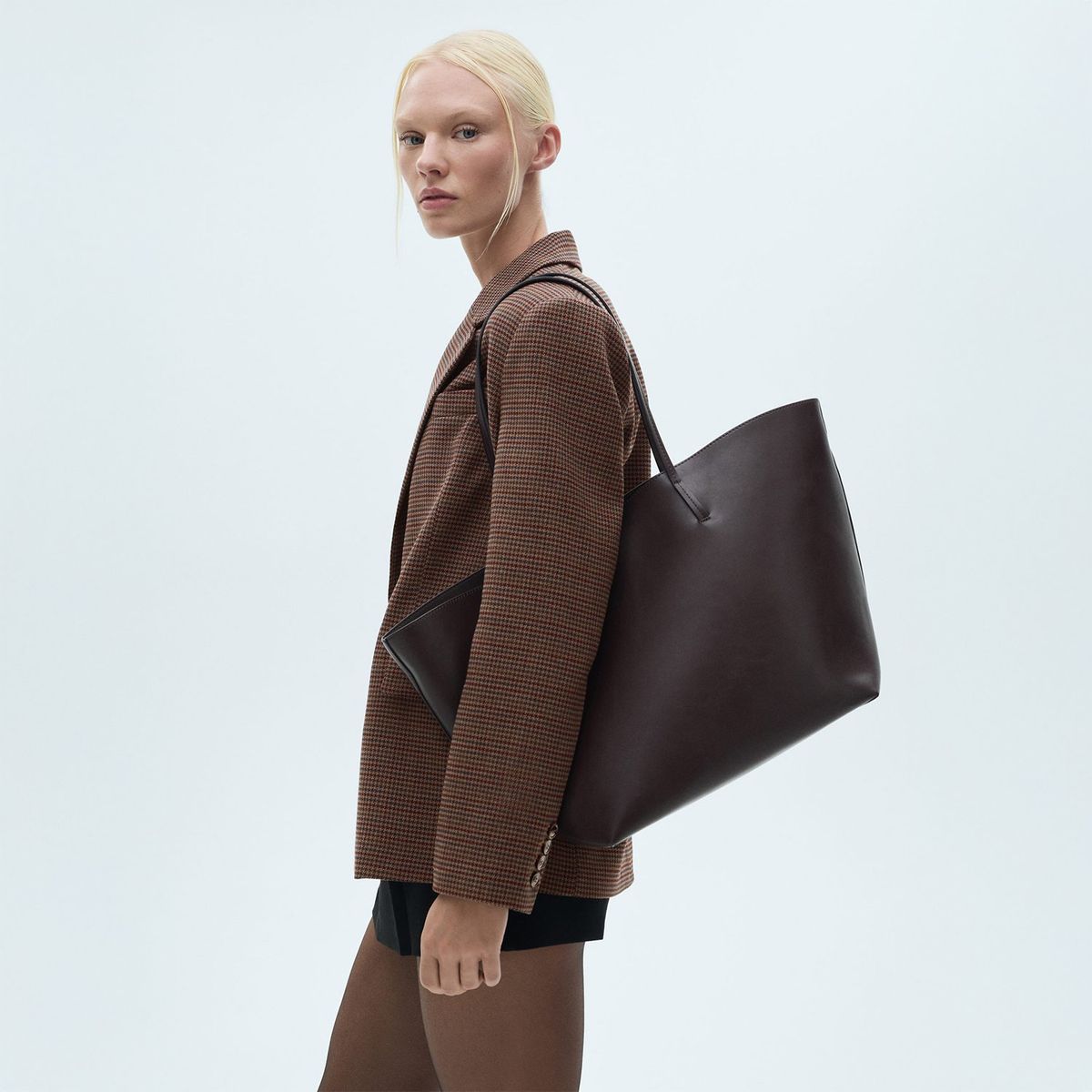 MANGO - Blazer Blanca Mujer Mango