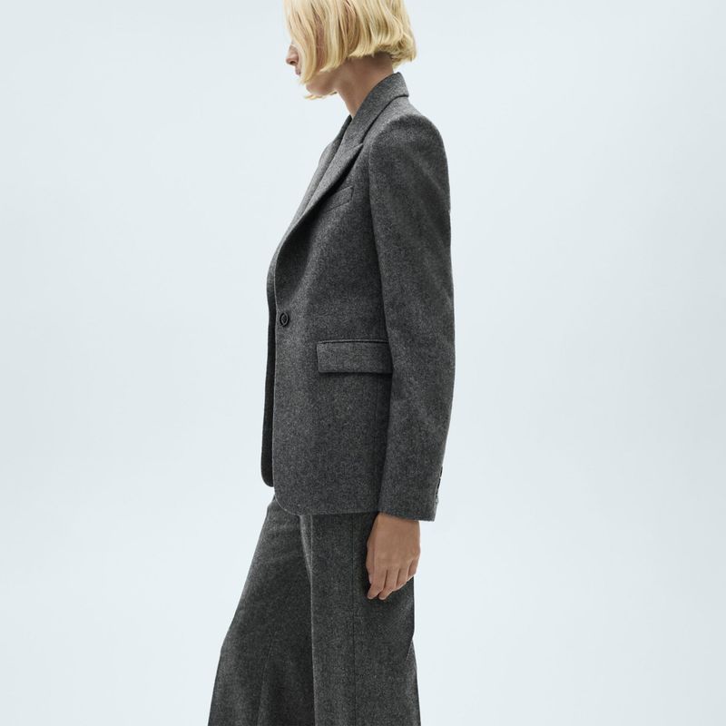 MANGO - Blazer Pepper Mujer Mango