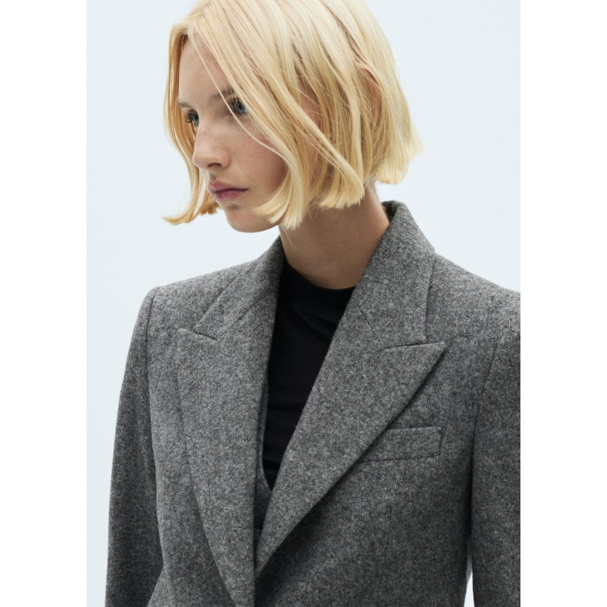 MANGO - Blazer Pepper Mujer Mango