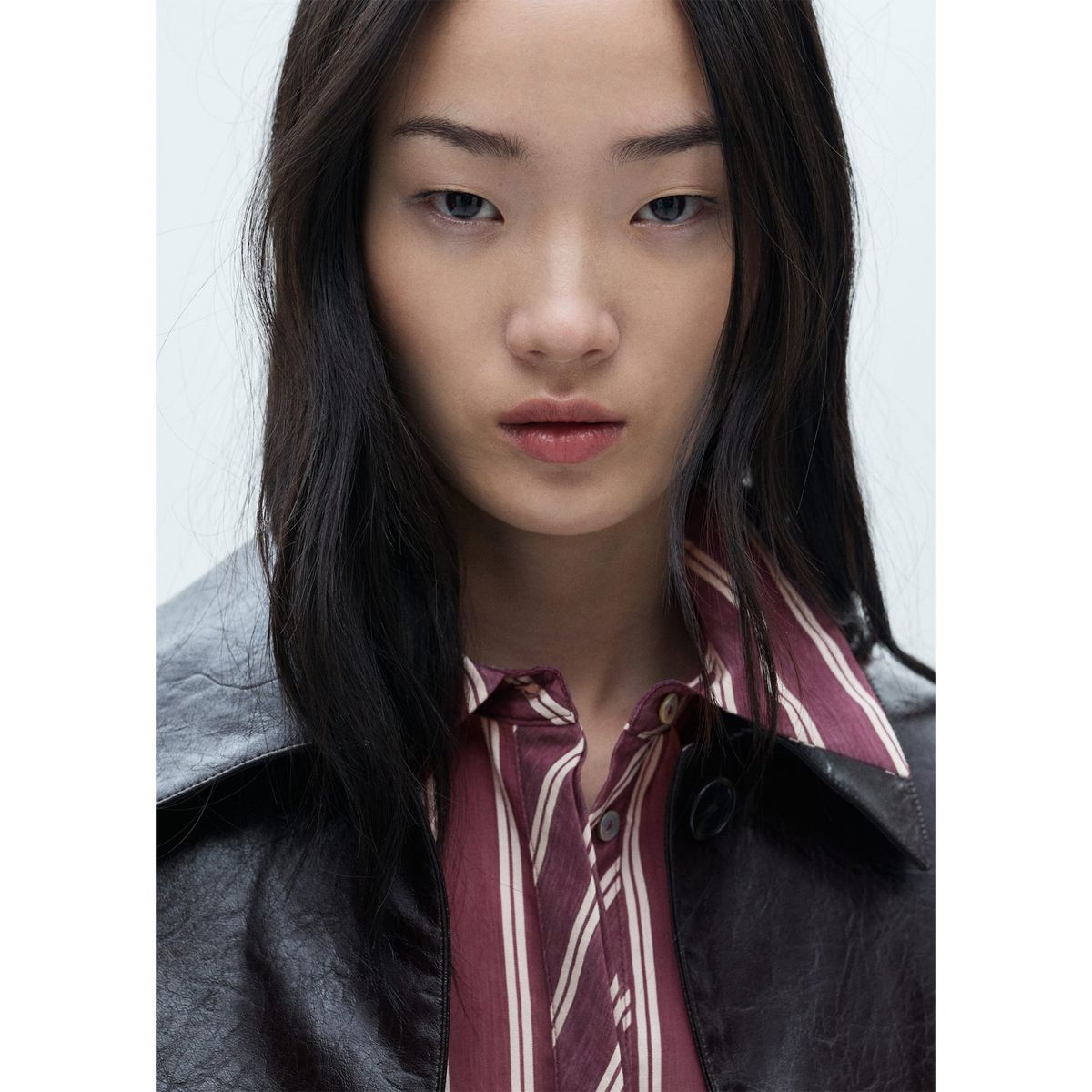 MANGO - Camisa Manga Larga Casual Mujer Mango