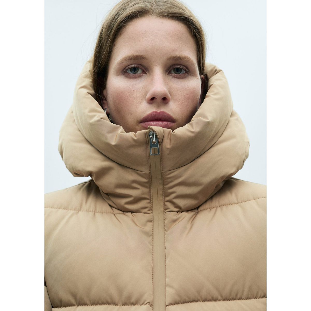 MANGO - Casaca Acolchada Casual Mujer Mango