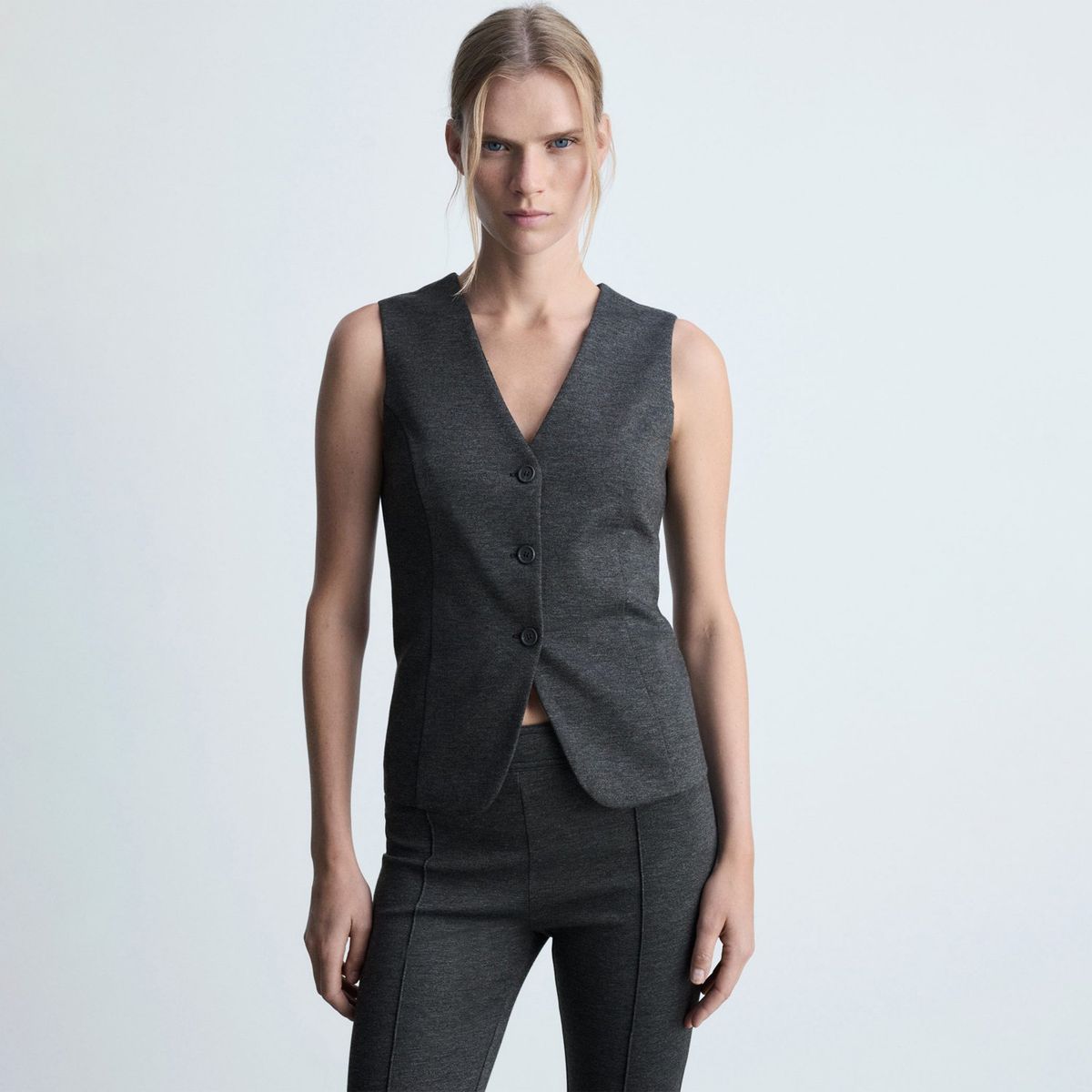 MANGO - Chaleco Jesse Casual Mujer Mango