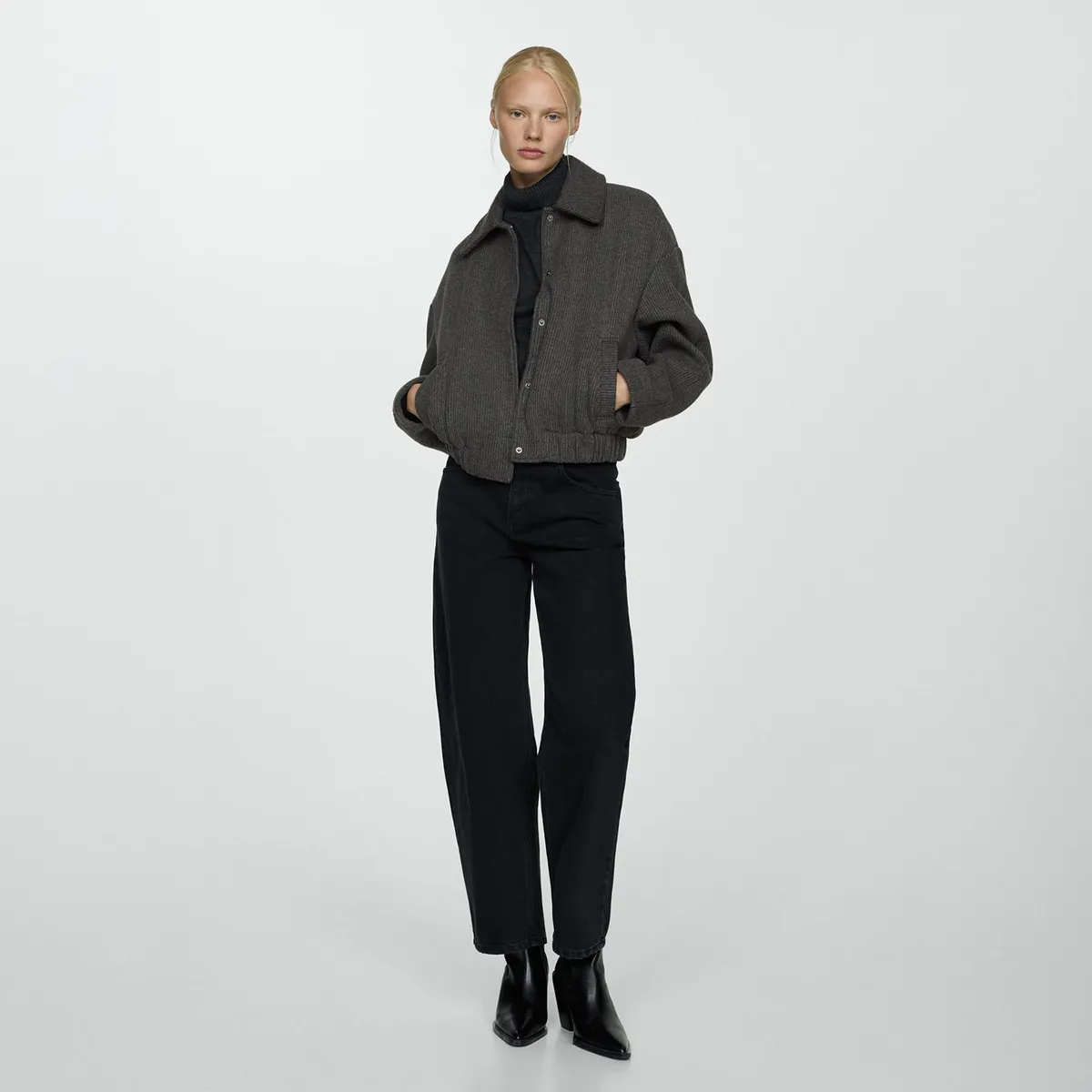 MANGO - Casaca Casual Mujer Mango