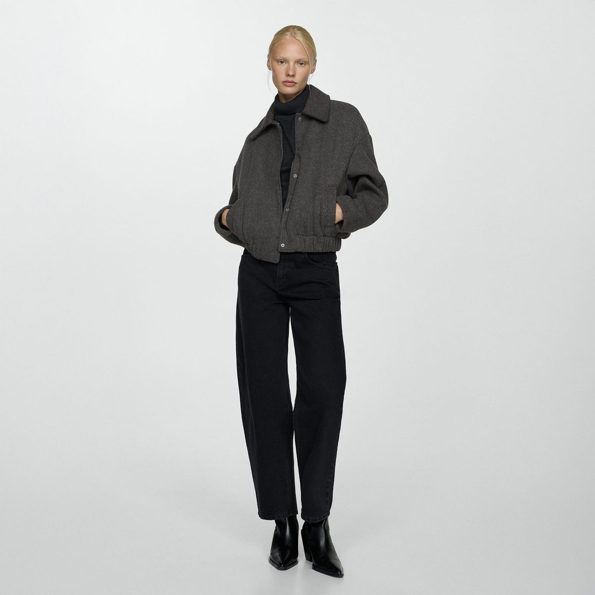 MANGO - Casaca Casual Mujer Mango