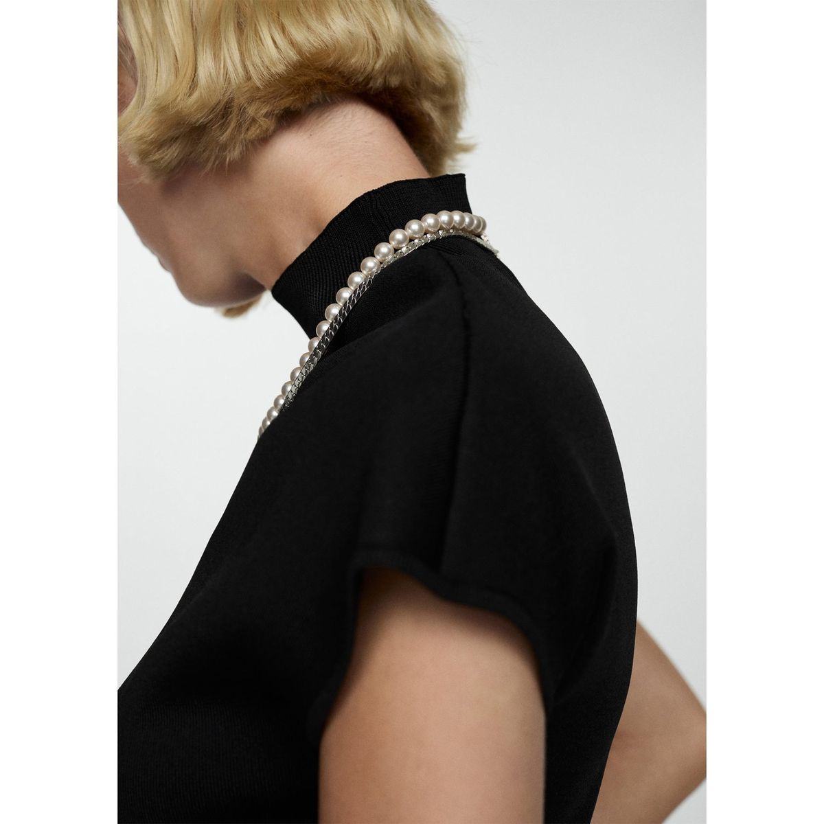 MANGO - Polo Manga Corta Casual Mujer Mango