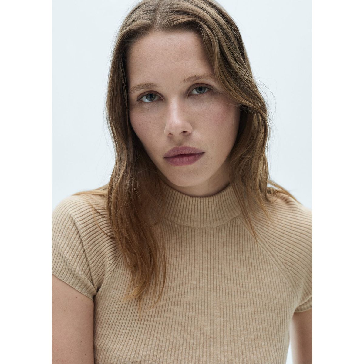 MANGO - Polo Manga Corta Casual Mujer Mango