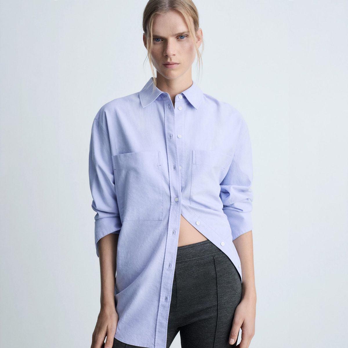 MANGO - Pantalón Flare Casual Mujer Mango