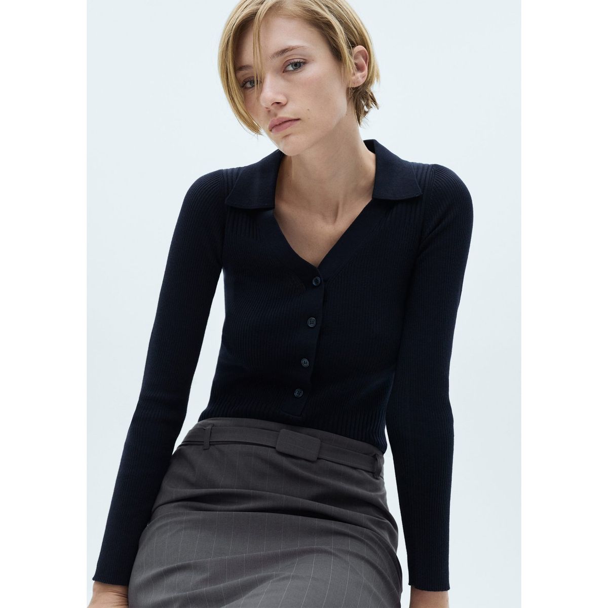 MANGO - Chompa Casual Mujer Mango