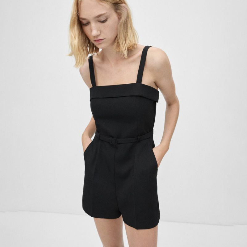 MANGO - Enterizo Corto Casual Mujer Mango