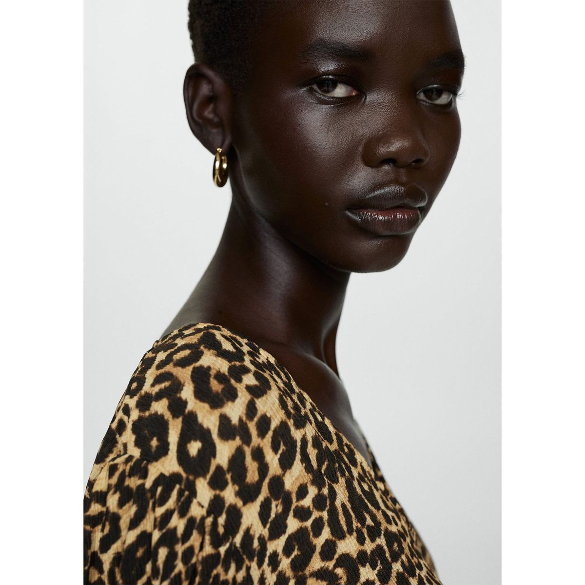 MANGO - Blusa Manga Larga Casual Mujer Mango