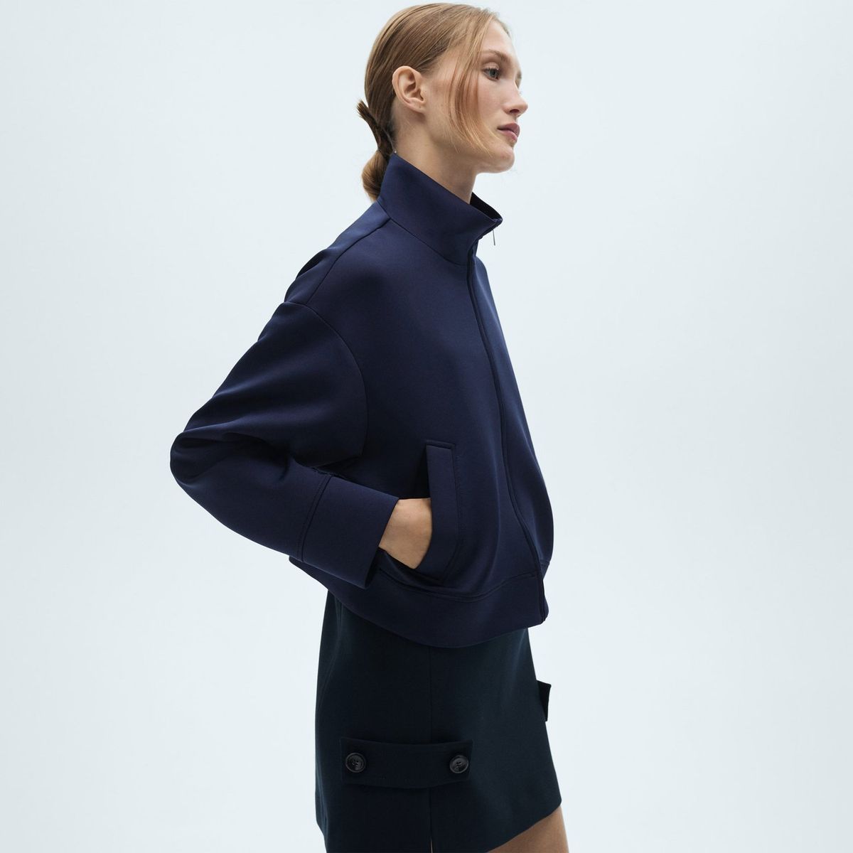 MANGO - Casaca Oversize Casual Mujer Mango