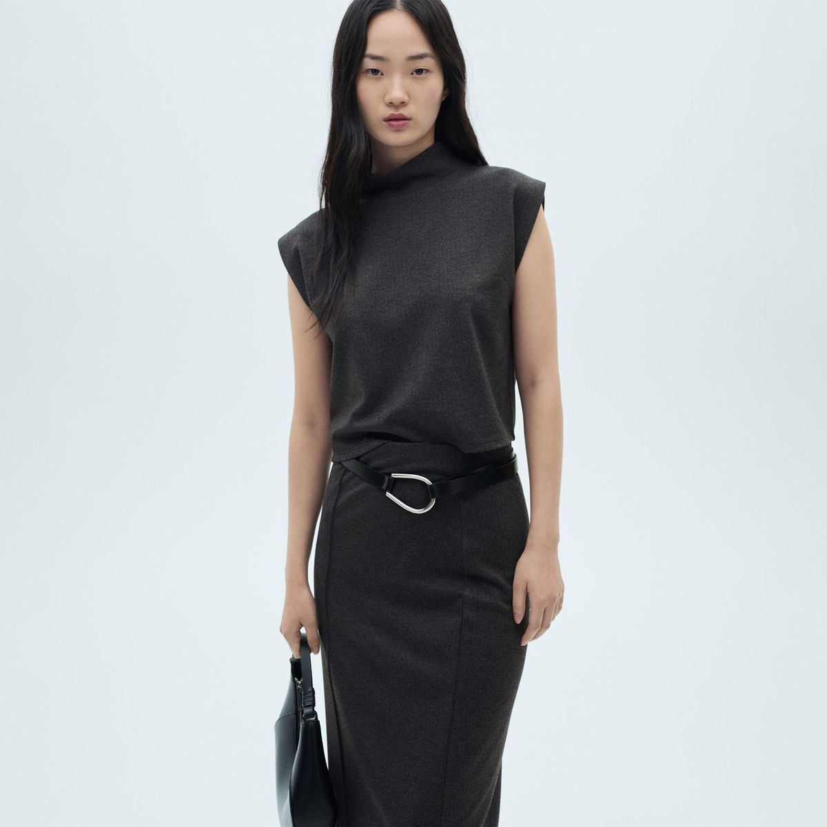 MANGO - Top Sin Mangas Casual Mujer Mango