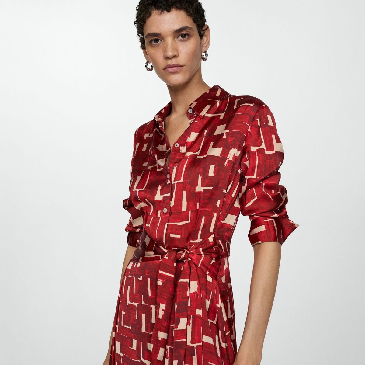 MANGO - Vestido Largo Mujer Mango