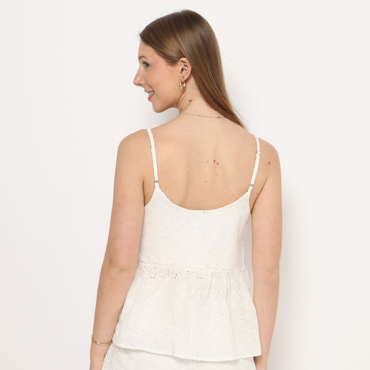 AMERICAN ABBEY - Blusa Sin Mangas 100% Algodón Mujer American Abbey