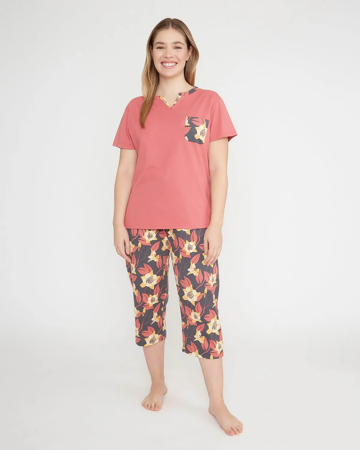 Ropa Interior Kaiser Pijamas Mujer Pijama Algodón Manga Corta