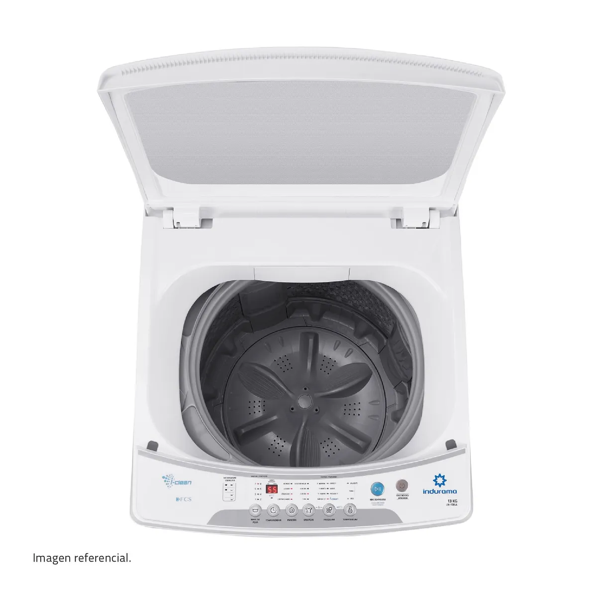 INDURAMA - Lavadora 13kg Carga Superior Lri-13bla