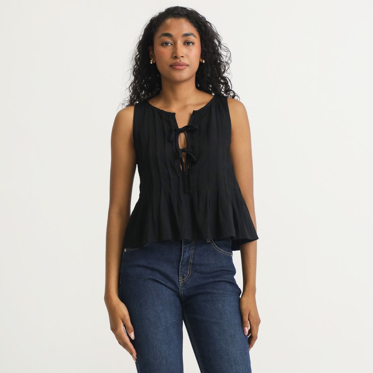 BASEMENT - Top Sin Mangas Casual Mujer Basement