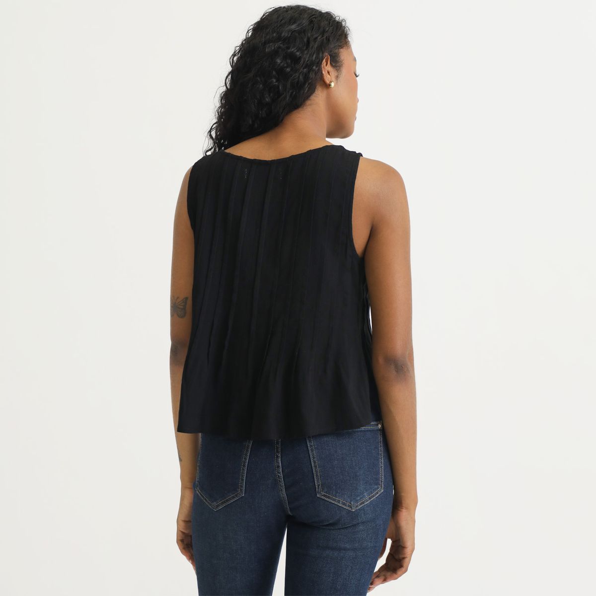 BASEMENT - Top Sin Mangas Casual Mujer Basement