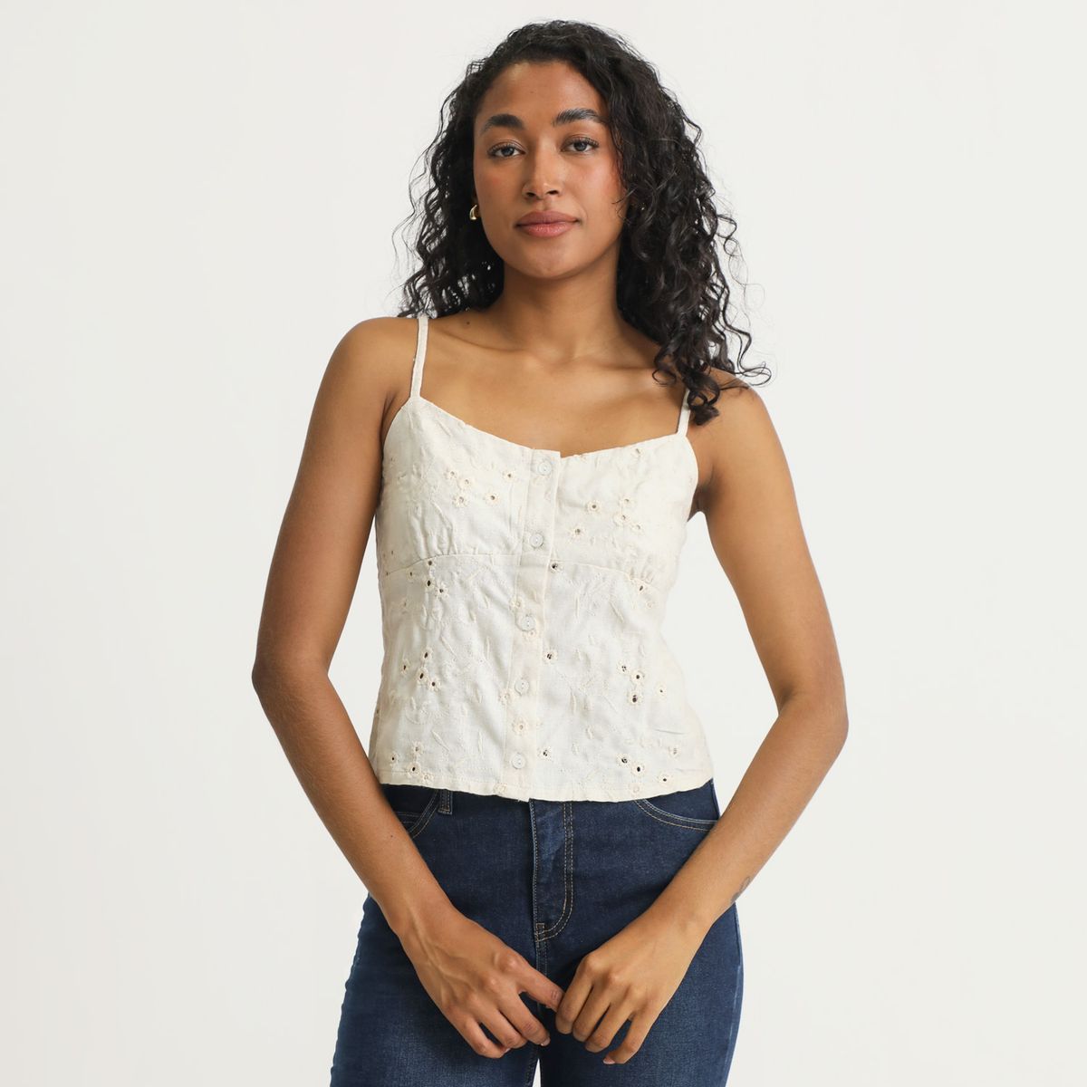 BASEMENT - Top Sin Mangas Casual Mujer Basement