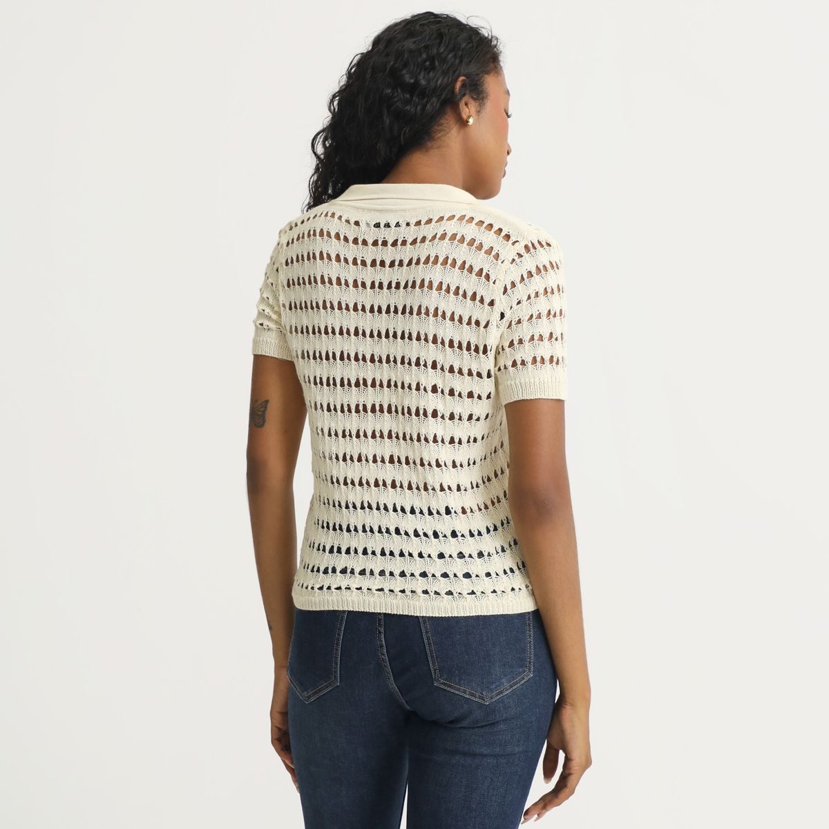 BASEMENT - Top Manga Corta Mujer Basement