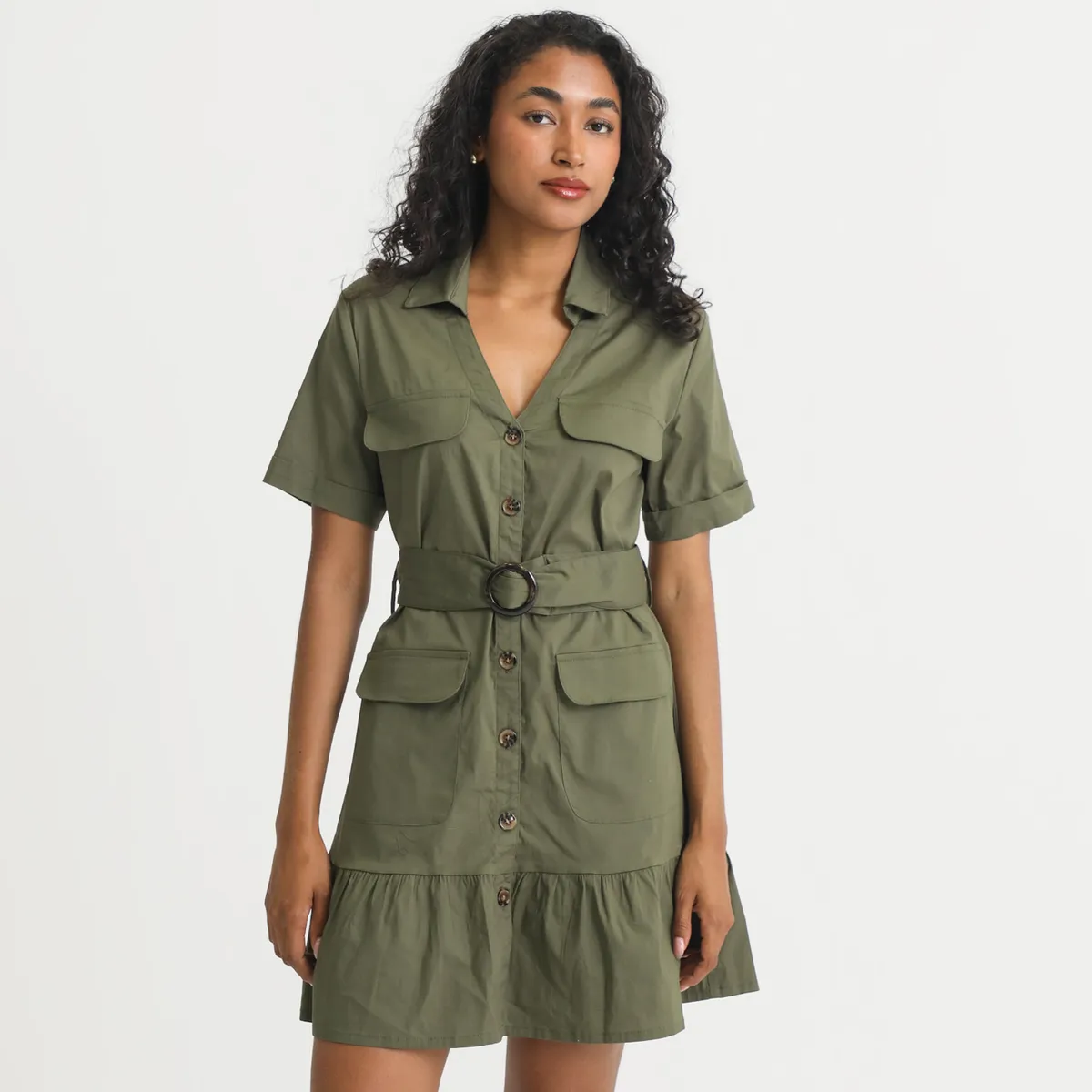 BASEMENT - Vestido Largo Casual Mujer Basement